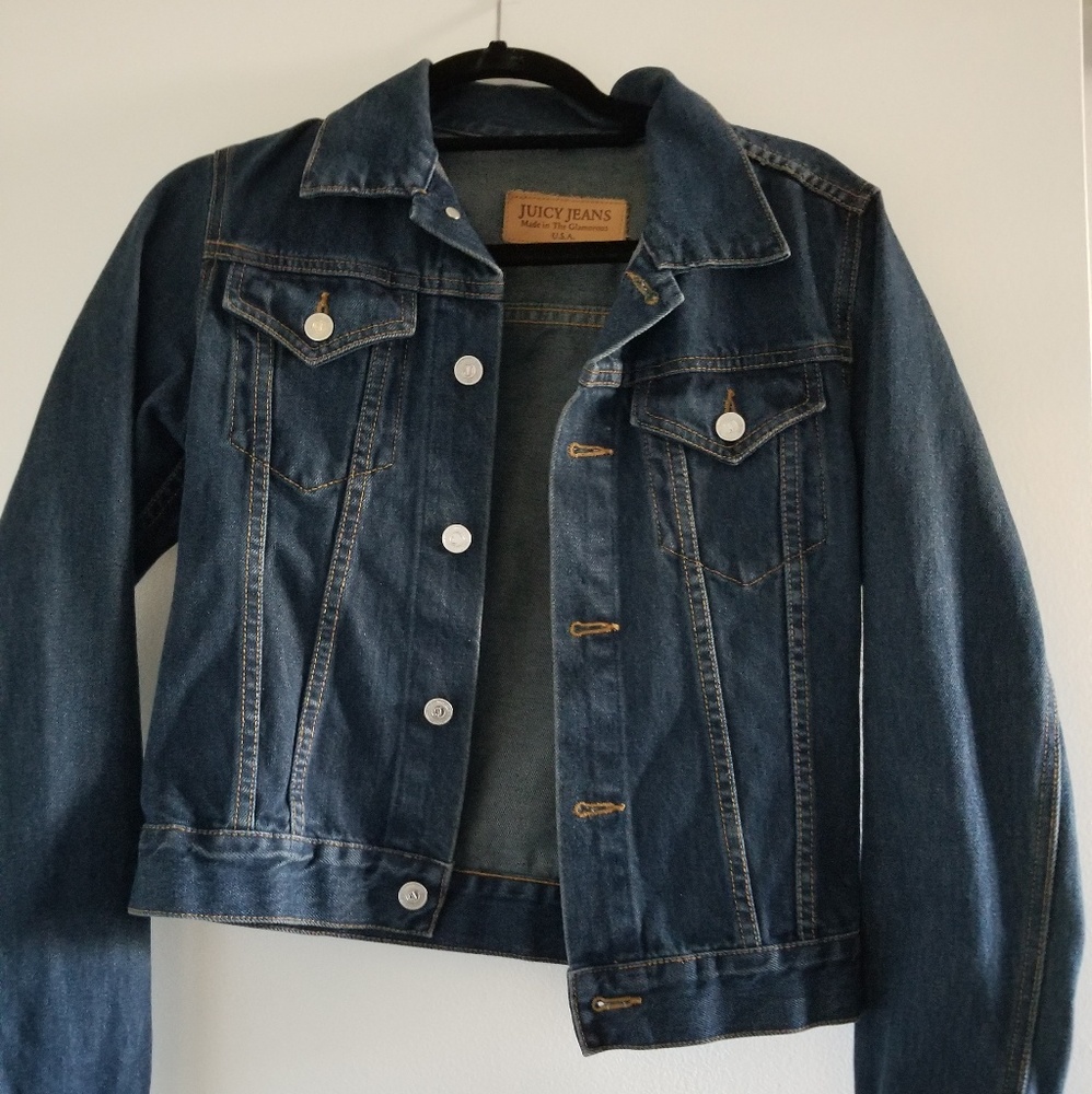1990s Juicy Couture Jean Jacket. Vintage - The 90s are so back!!
